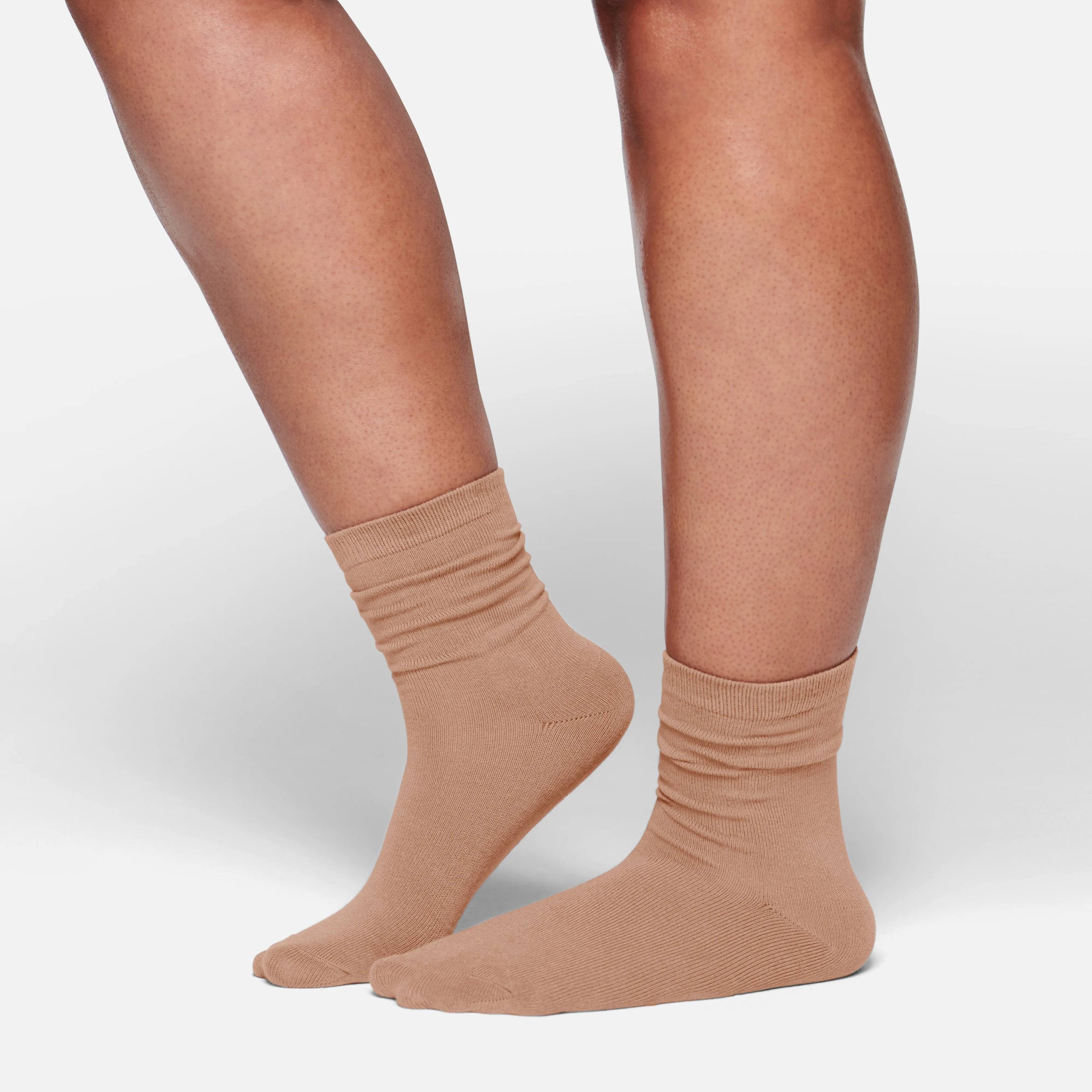 MICROPOLY CREW SOCK | SIENNA