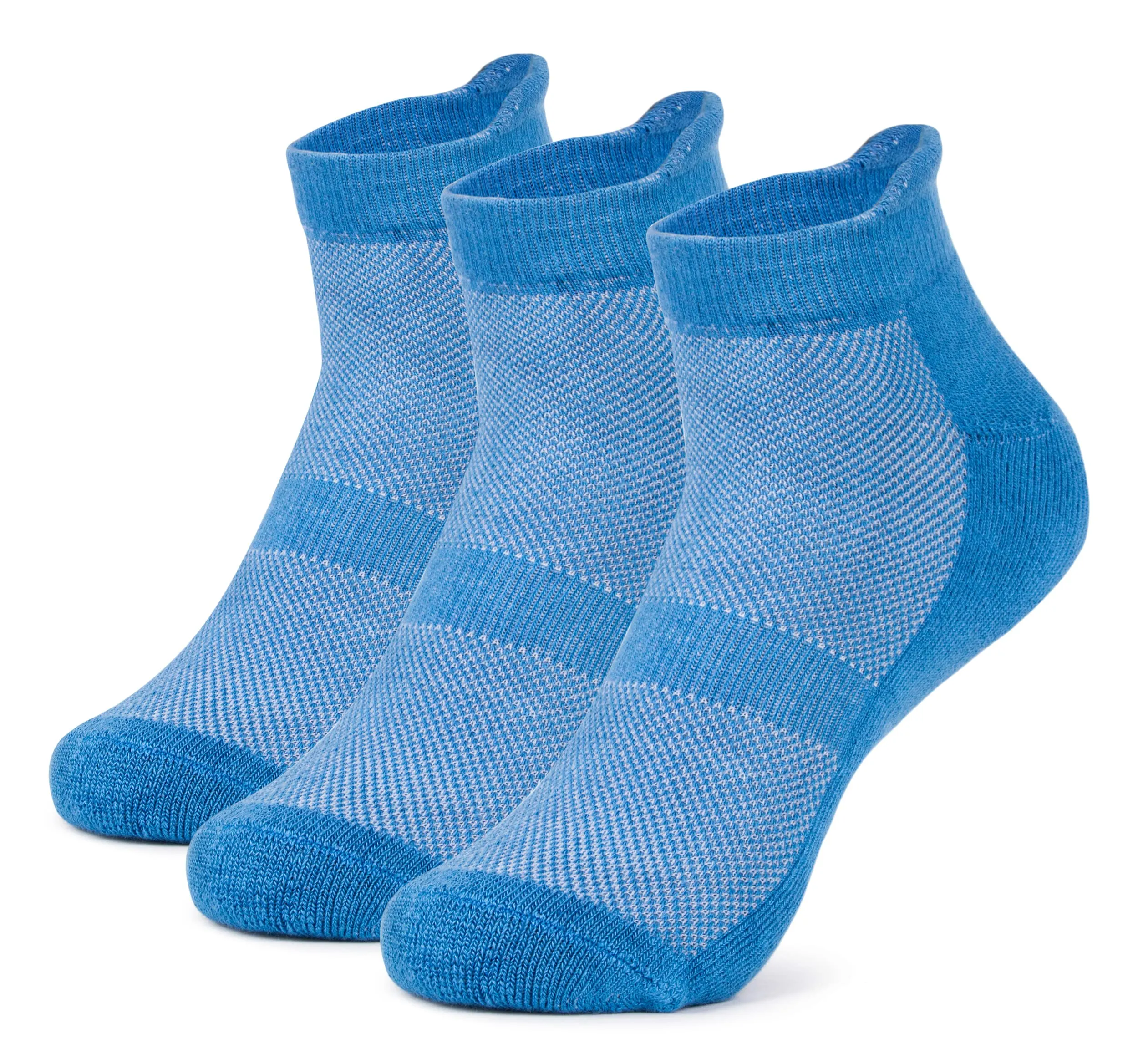 Mush Men's Ankle Length Rayon Socks (Pack Of 3) (AnkSocks123_Sky Blue)