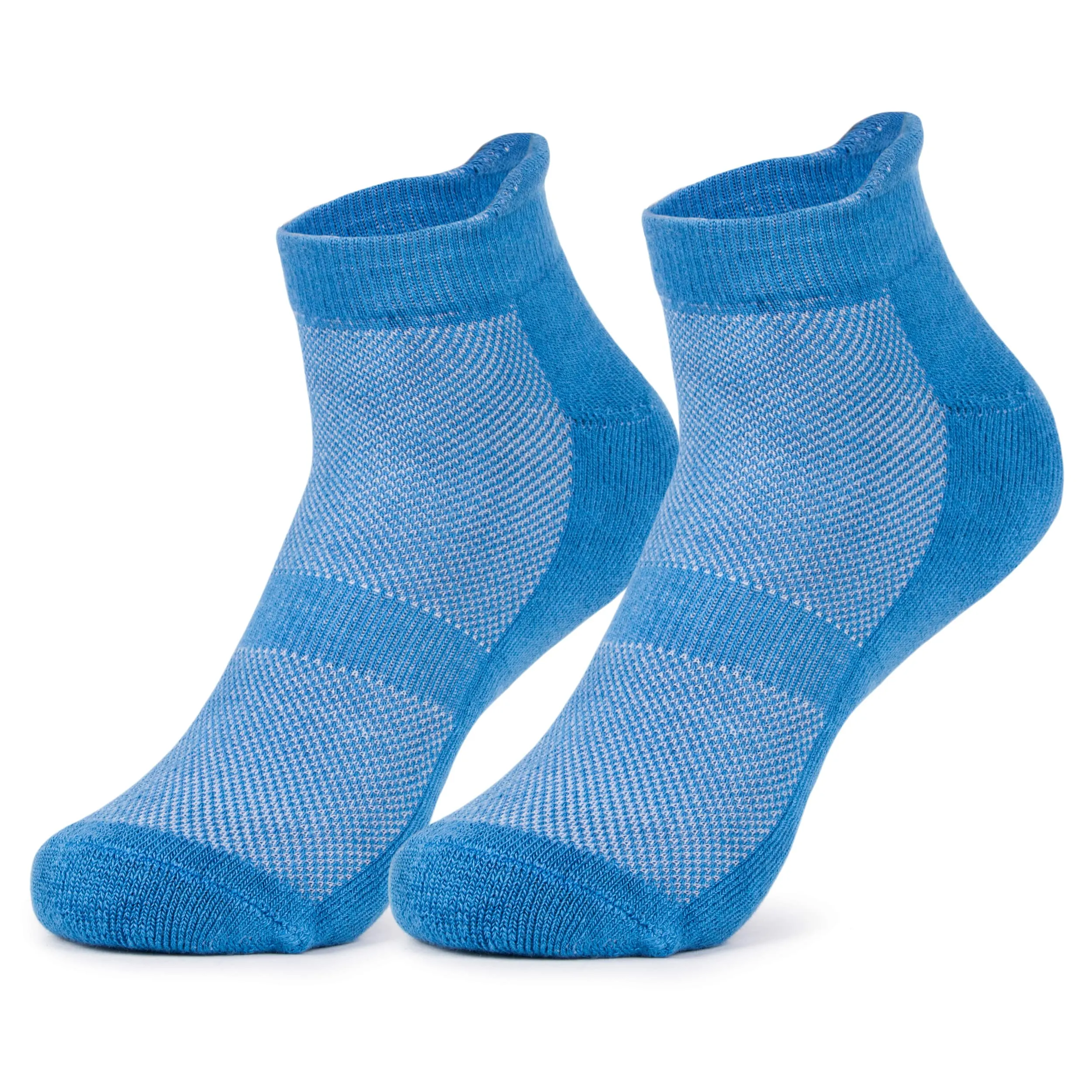 Mush Men's Ankle Length Rayon Socks (Pack Of 3) (AnkSocks123_Sky Blue)