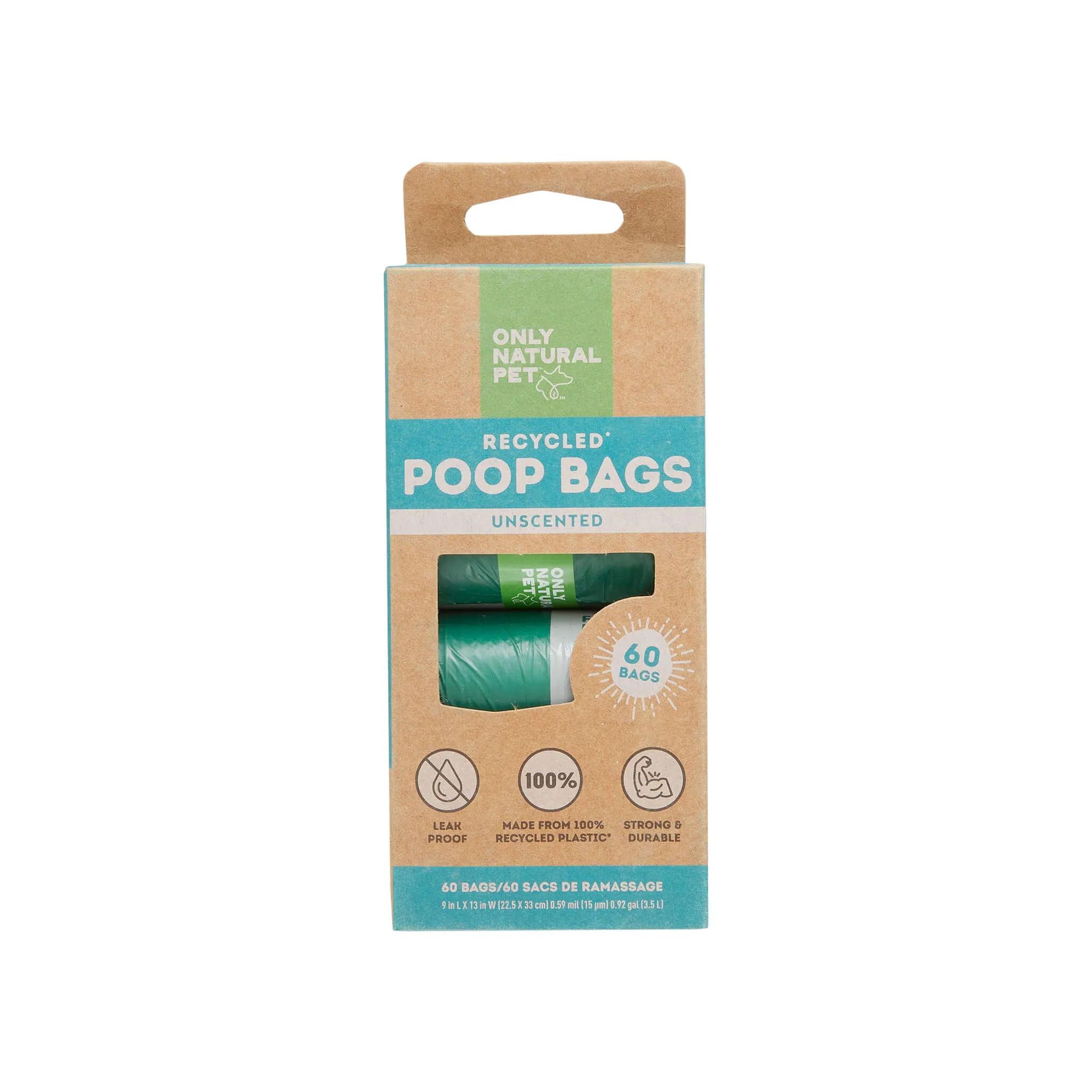 Only Natural Pet 100% Post-Consumer Recycled Unscented Dog Poop Bags