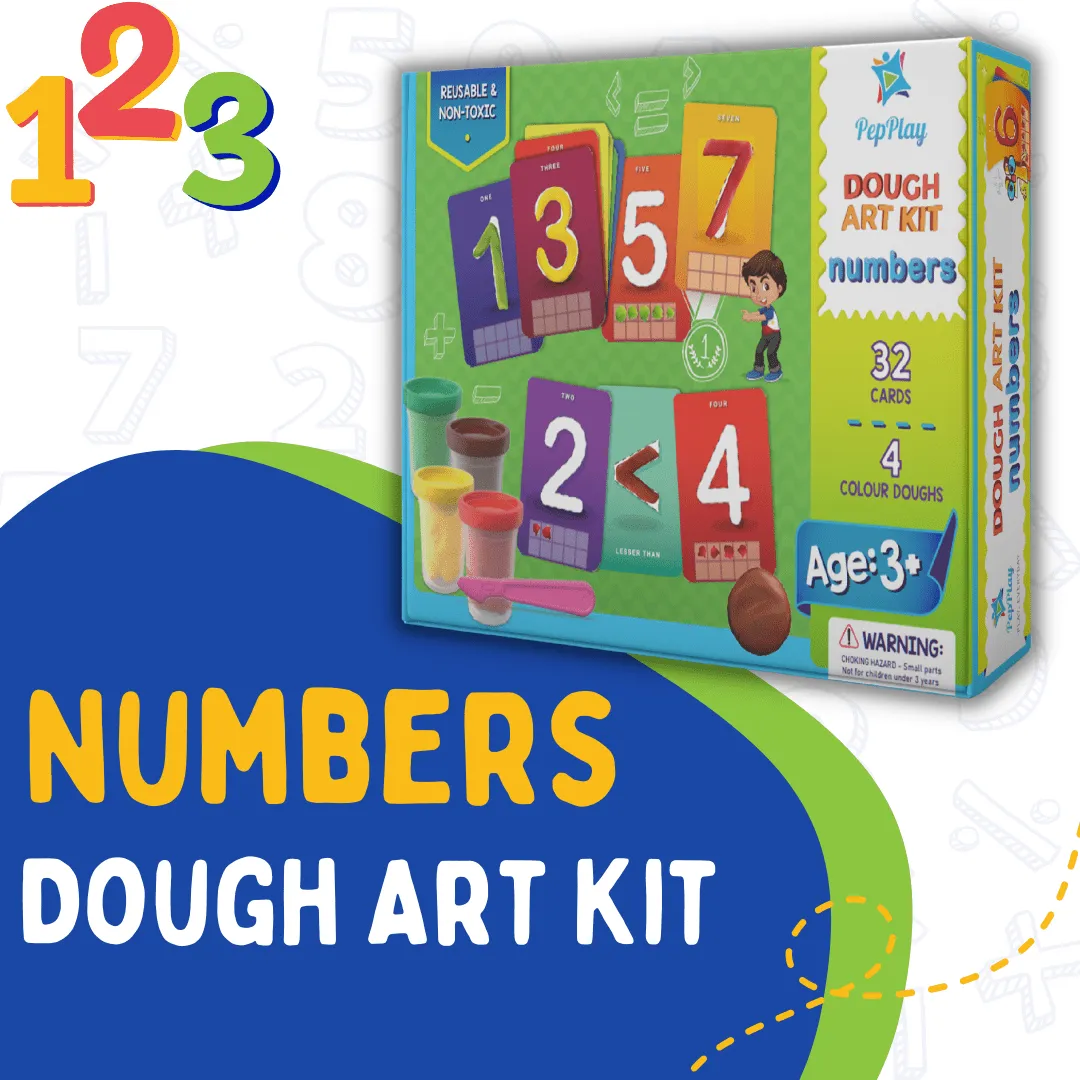 PepPlay Dough Art Kit- Numbers