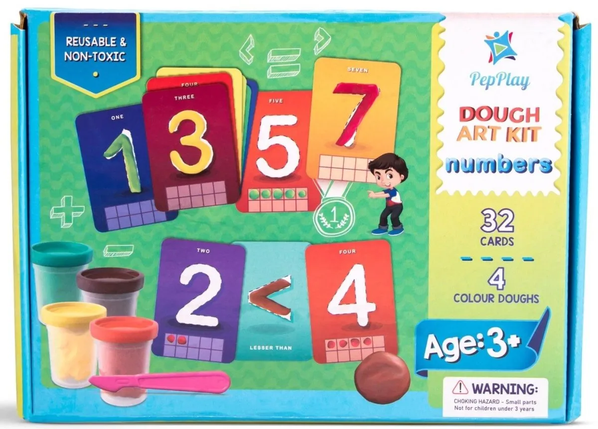 PepPlay Dough Art Kit- Numbers