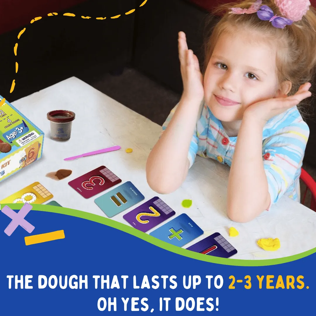 PepPlay Dough Art Kit- Numbers