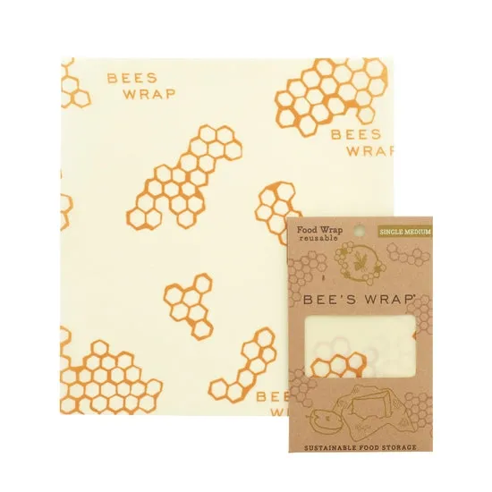 Reusable Food Wraps (Medium Single) - Bee's Wrap