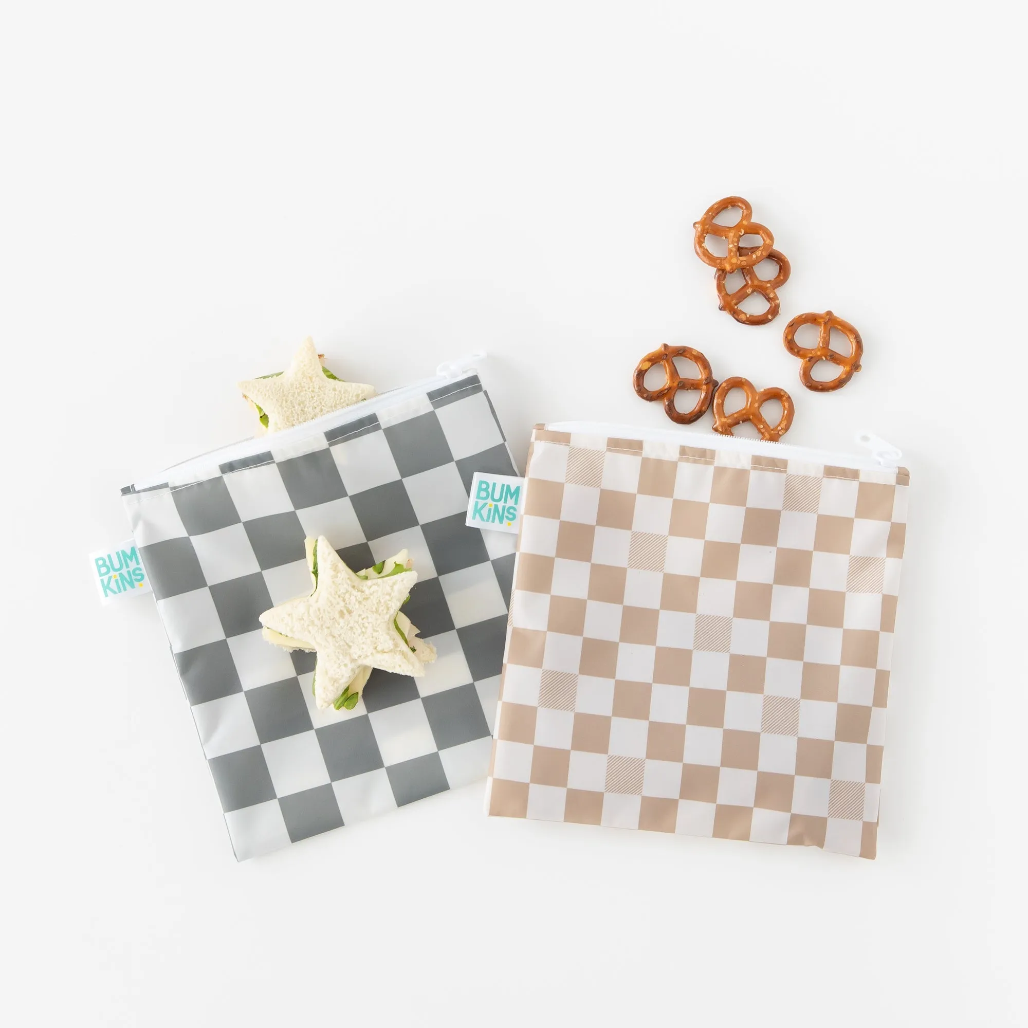 Reusable Snack Bag, Large 2 Pack: Double Check