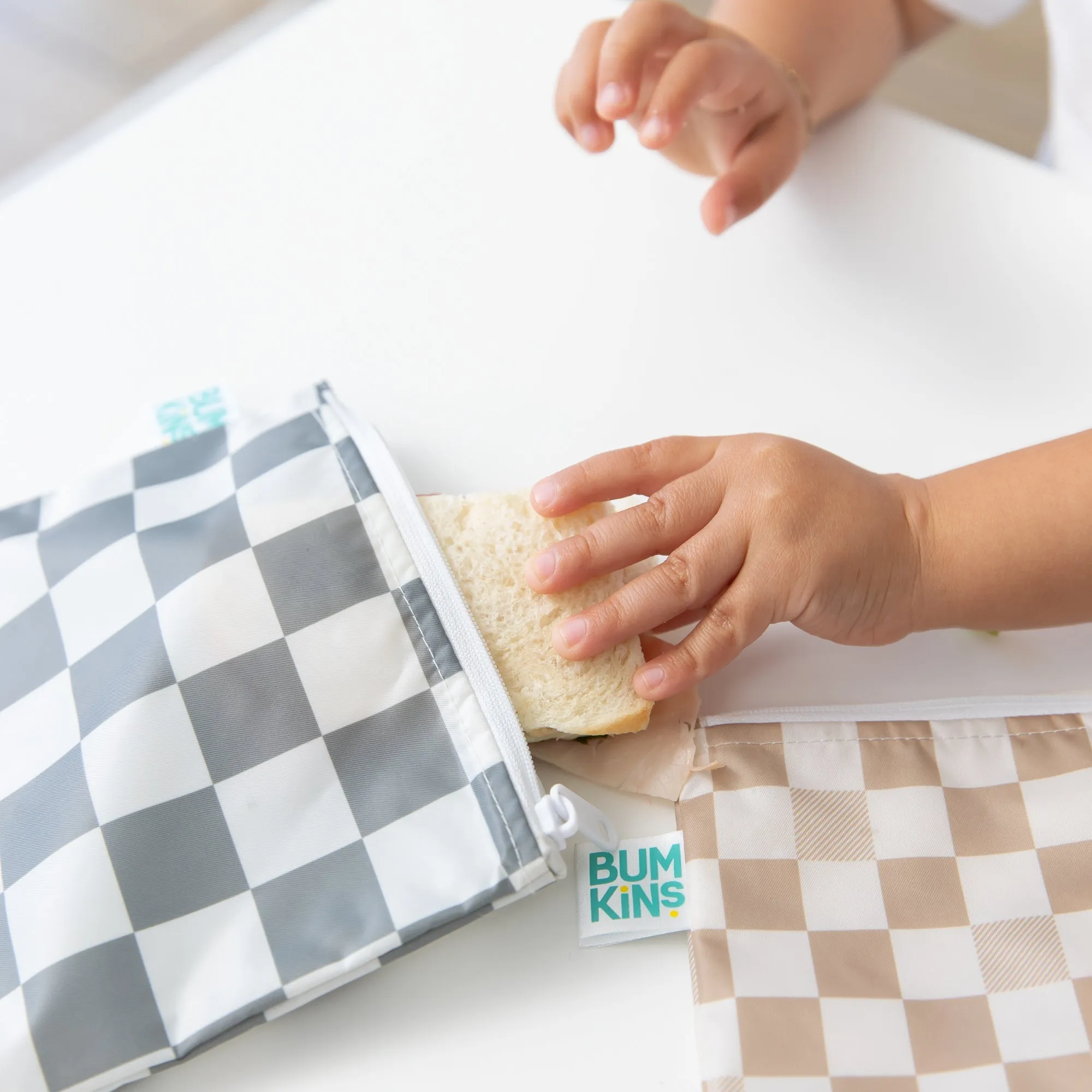 Reusable Snack Bag, Large 2 Pack: Double Check