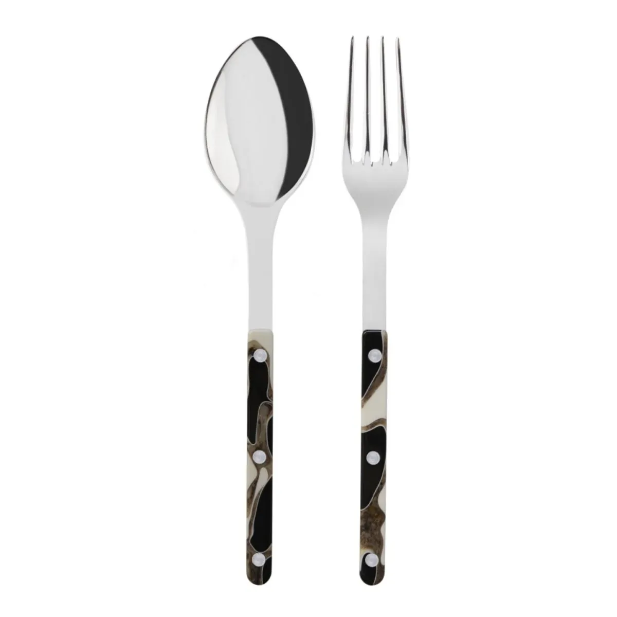 Sabre Bistrot Shiny Solid Serving Set Dune Black 25.4cm