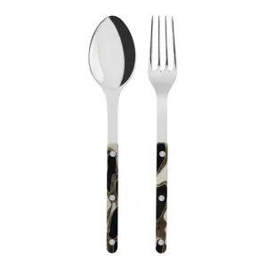 Sabre Bistrot Shiny Solid Serving Set Dune Black 25.4cm