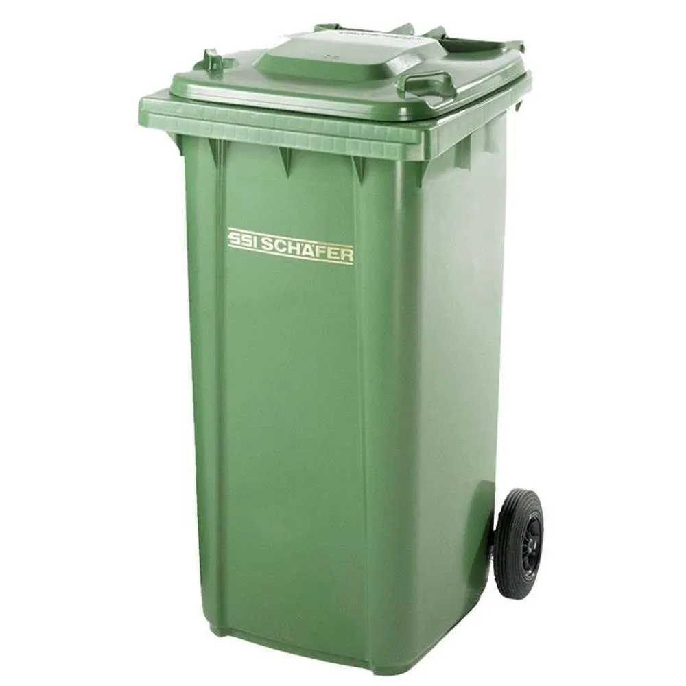 Schaefer Waste Wheely Bin 120L Green