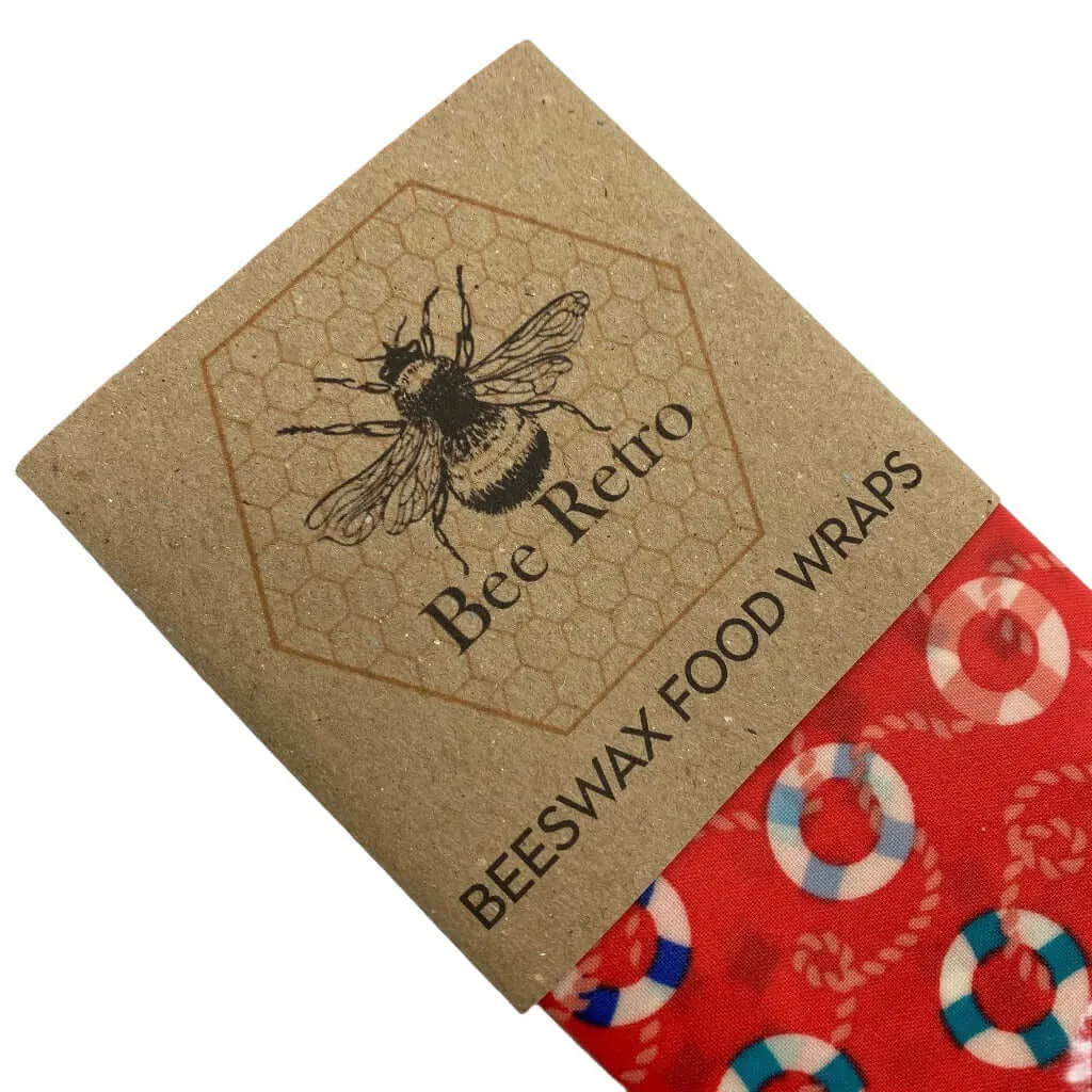 Seaside Beeswax Wraps - Eco Friendly Beeswax food wraps