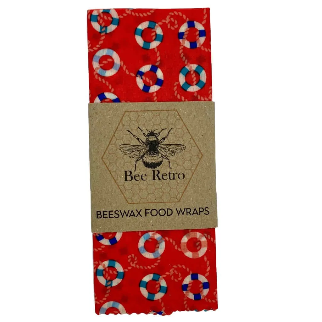 Seaside Beeswax Wraps - Eco Friendly Beeswax food wraps