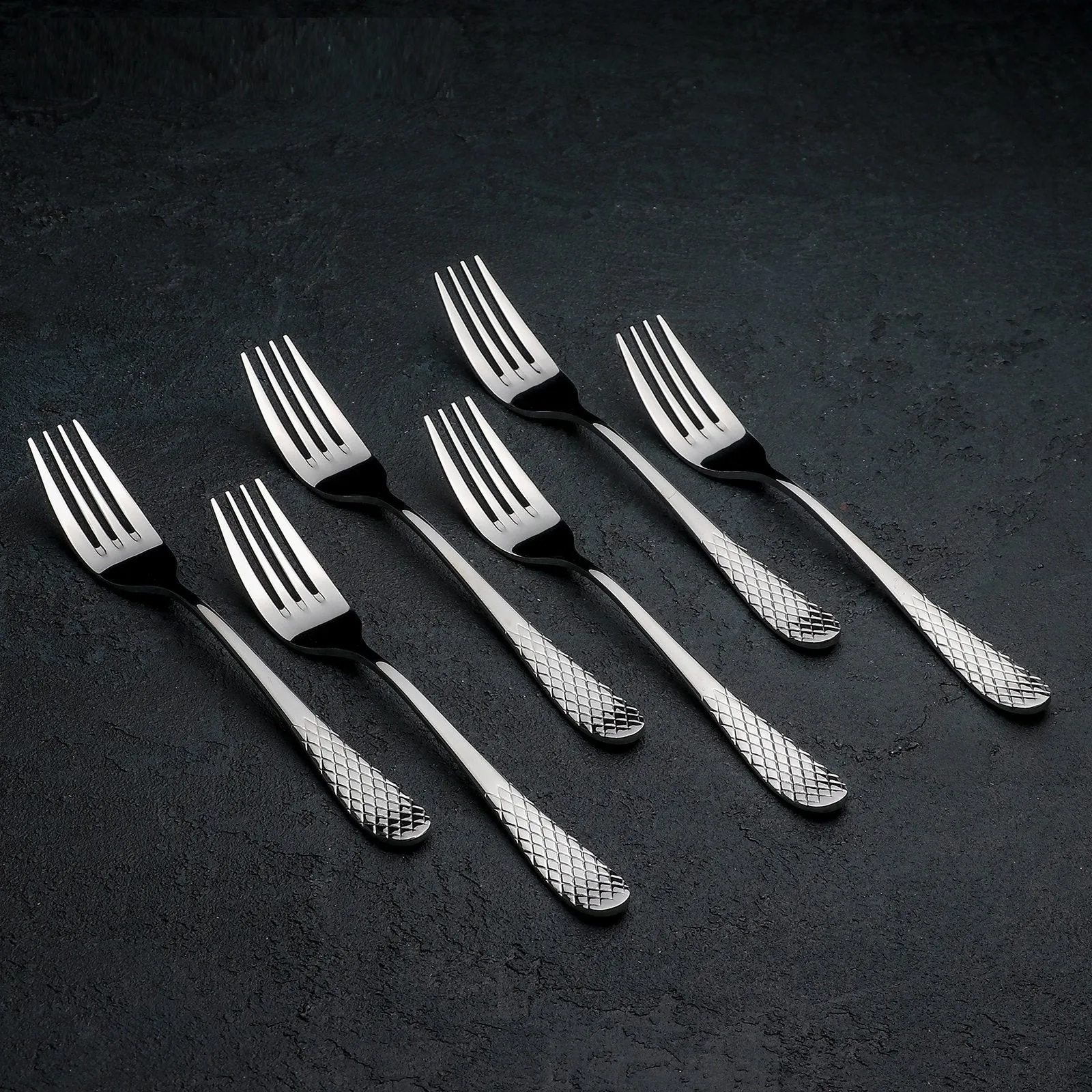 Set Of 12 Dinner Fork 8" inch | 20 Cm In White Box