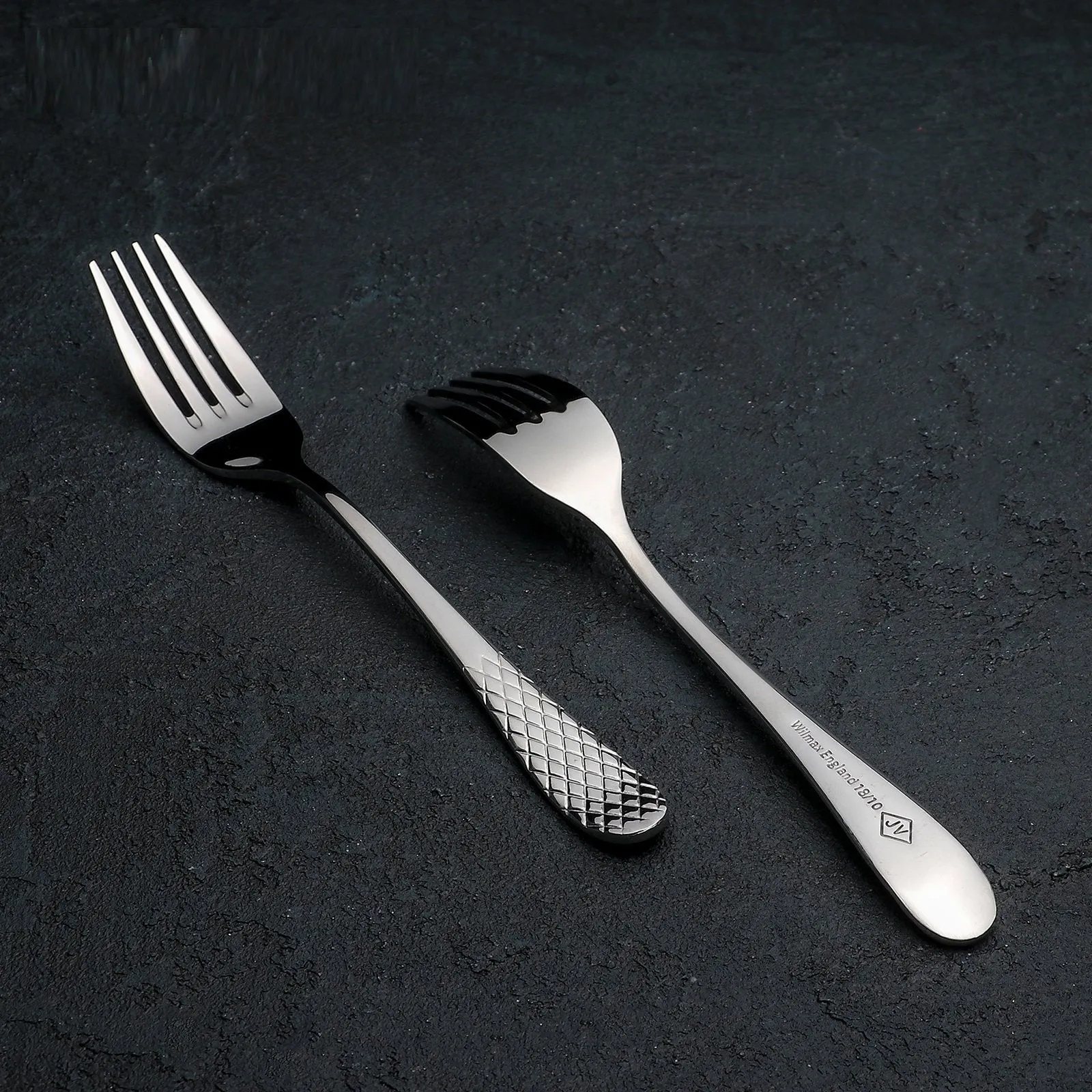 Set Of 12 Dinner Fork 8" inch | 20 Cm In White Box