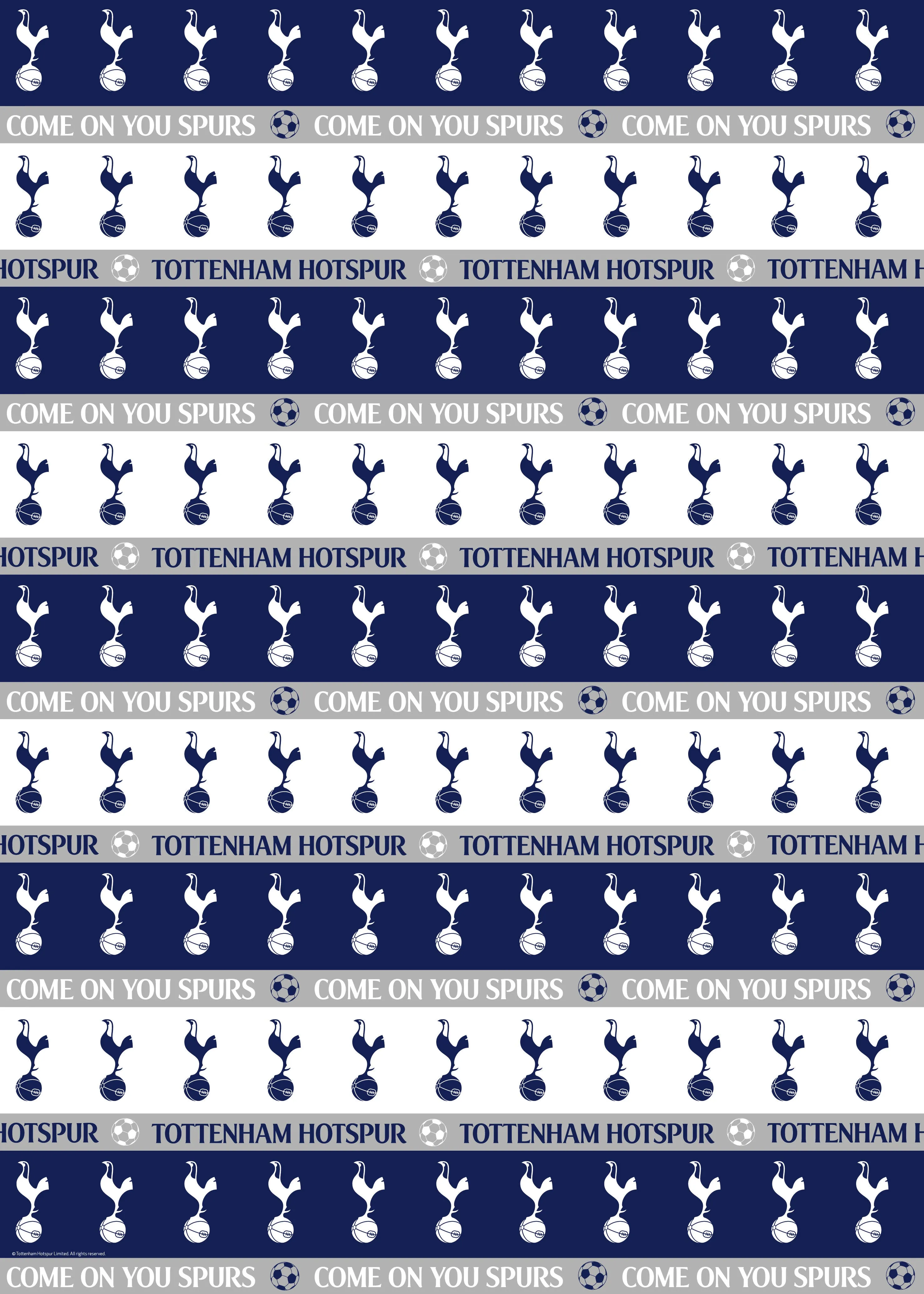 Tottenham Hotspur 3m Roll Wrapping Paper