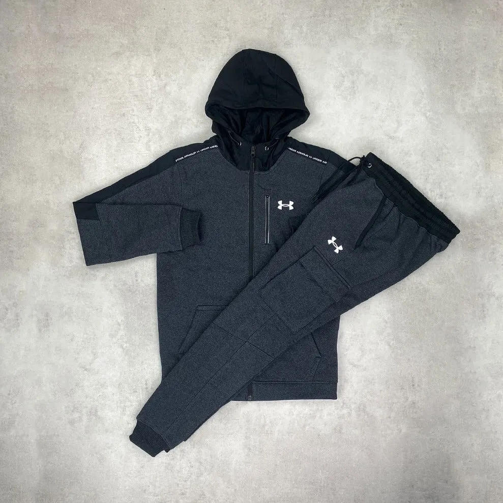 Under Armour Threadborne Tracksuit Grey