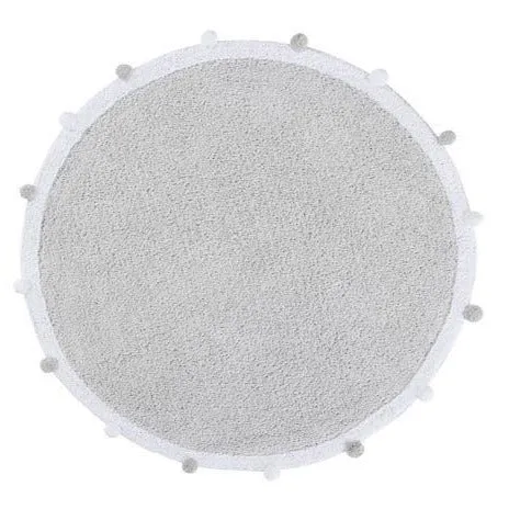 Washable Rug - Bubbly (Light Grey)