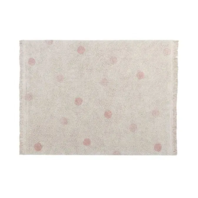 Washable Rug - Hippy Dots (Vintage Nude)