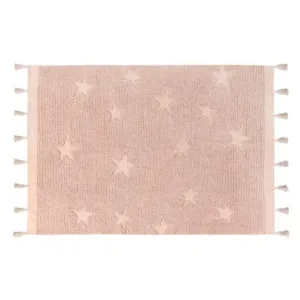 Washable Rug - Hippy Stars (Vintage Nude)