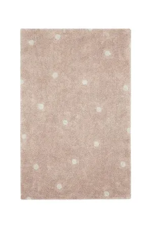 Washable Rug - Mini Dot Rose