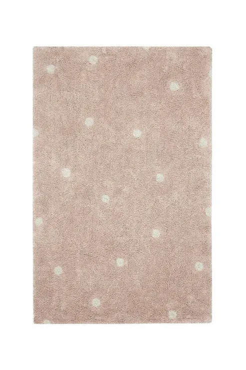 Washable Rug - Mini Dot Rose