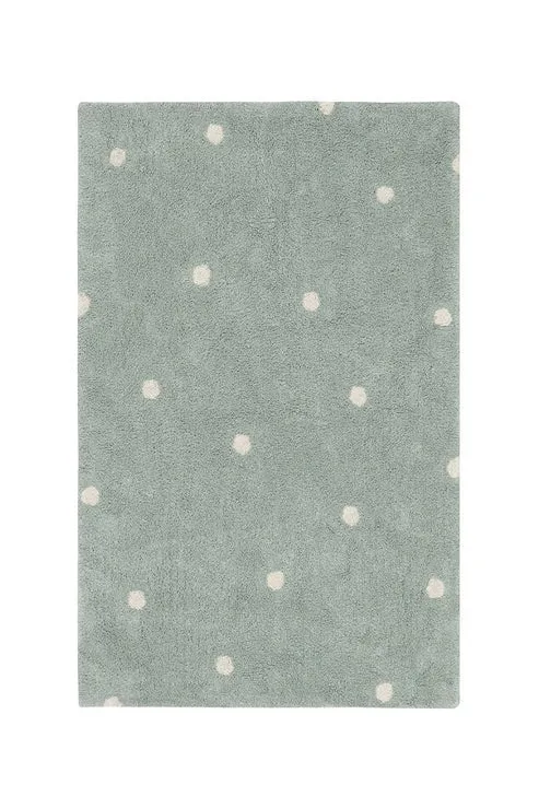 Washable Rug - Mini Dot Sage