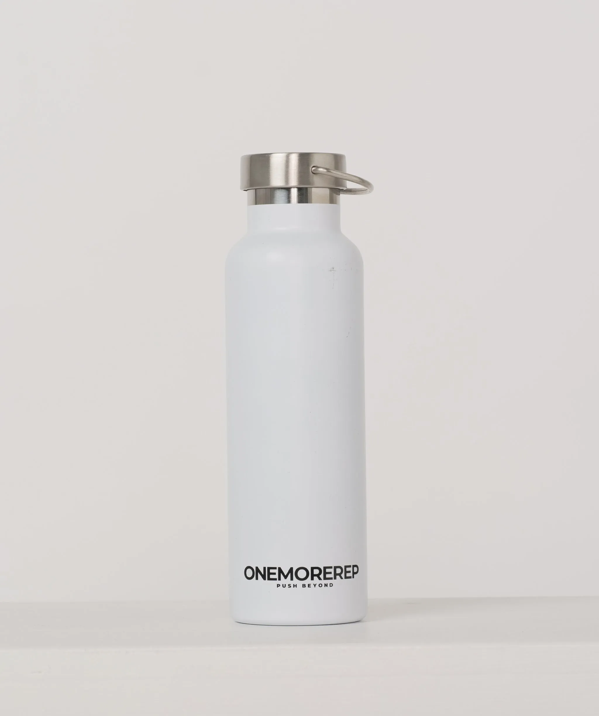 White Metal Water Bottle