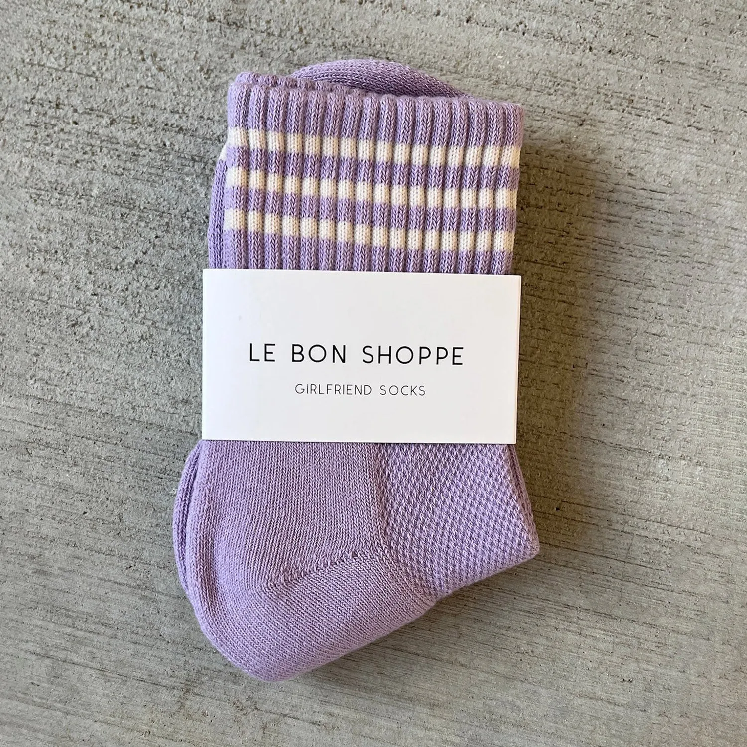 Womens Cotton Girlfriend Socks - Iris