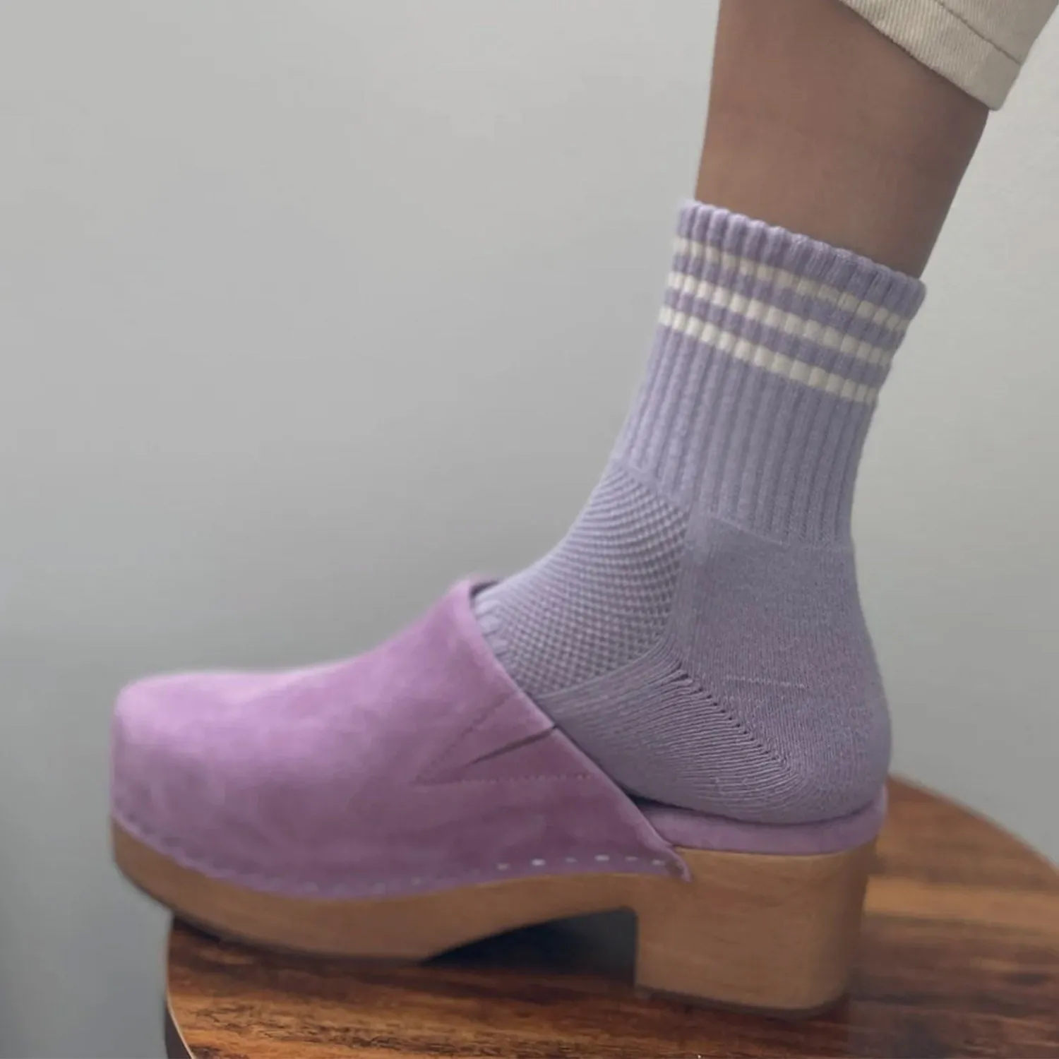 Womens Cotton Girlfriend Socks - Iris