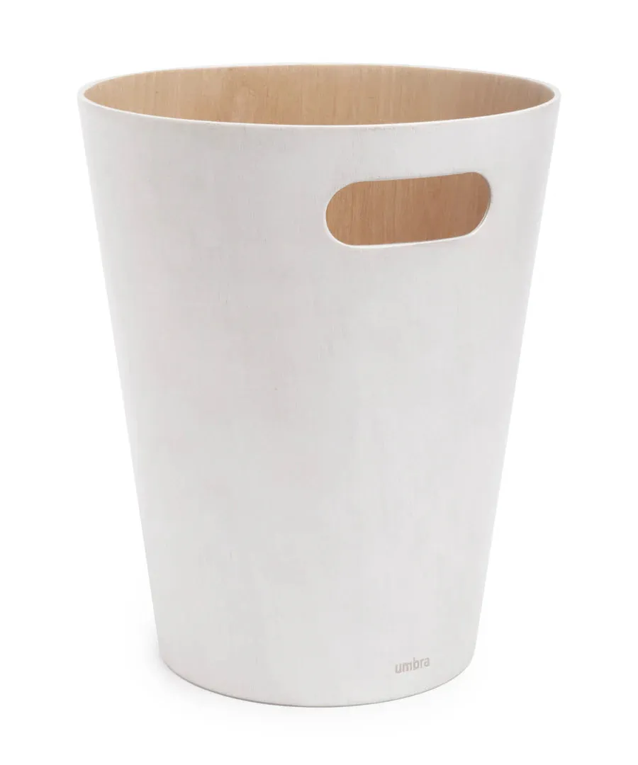 Woodrow Trash Can - White